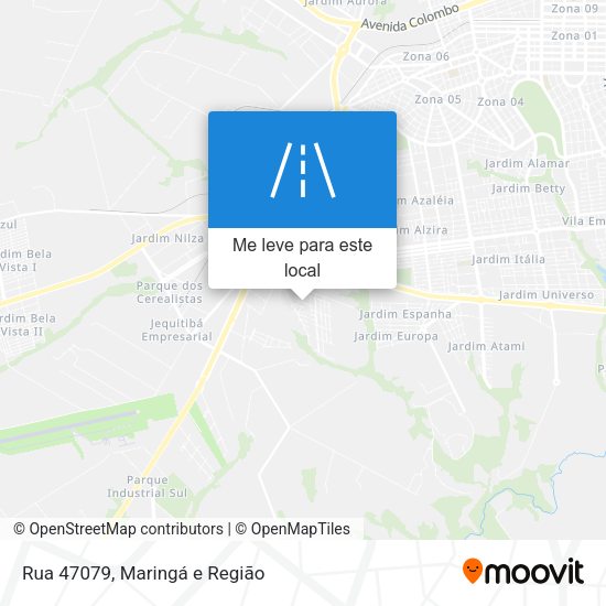 Rua 47079 mapa