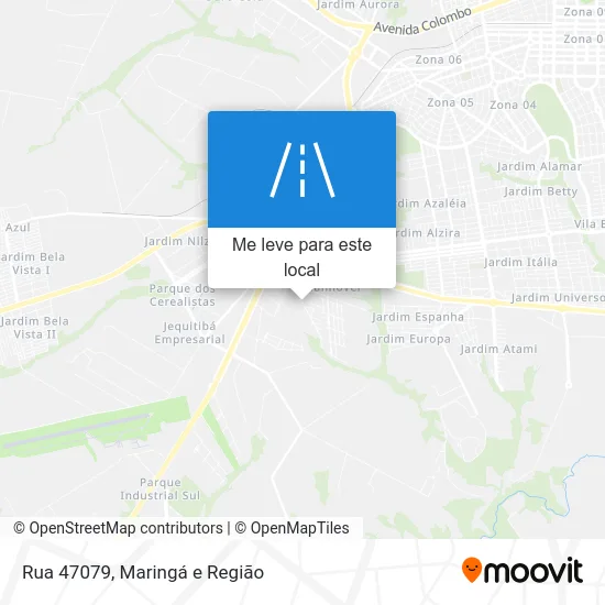 Rua 47079 mapa