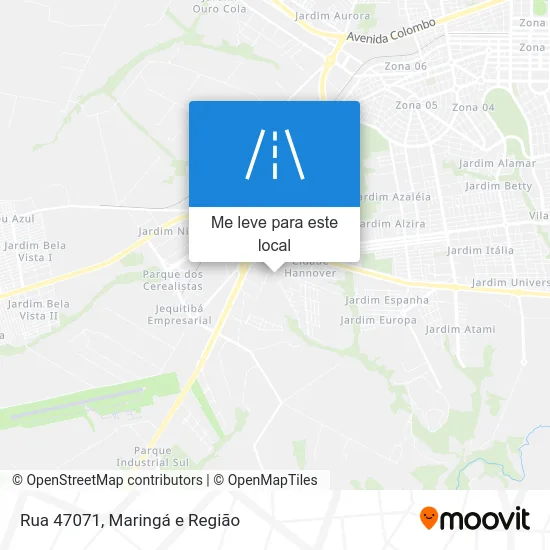 Rua 47071 mapa