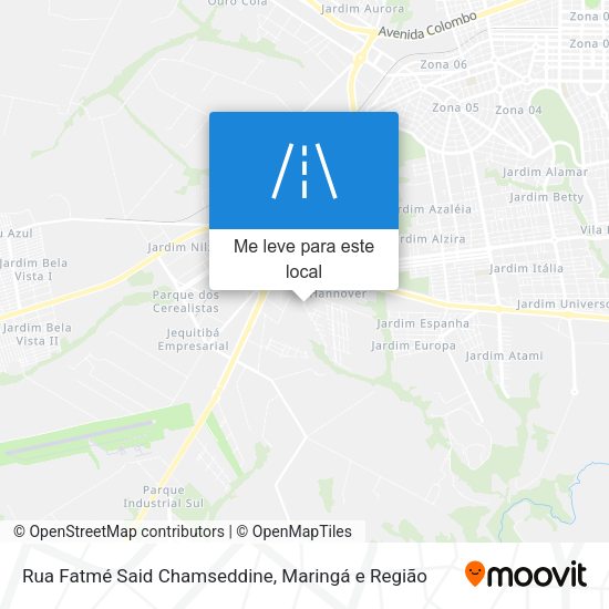 Rua Fatmé Said Chamseddine mapa