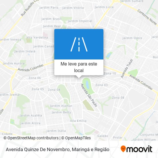 Avenida Quinze De Novembro mapa