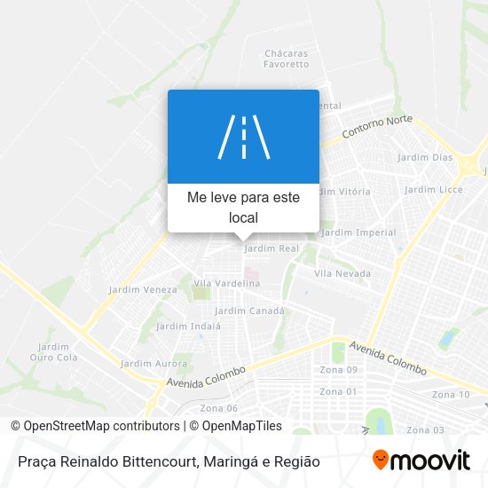 Praça Reinaldo Bittencourt mapa
