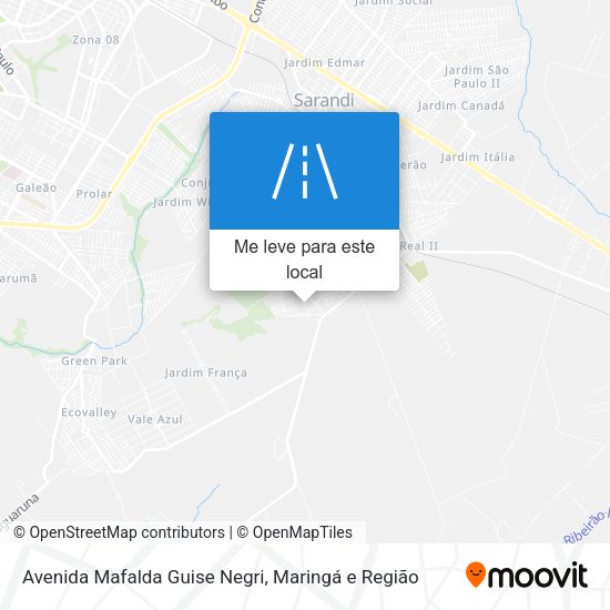 Avenida Mafalda Guise Negri mapa