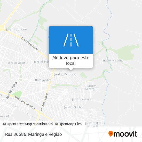 Rua 36586 mapa