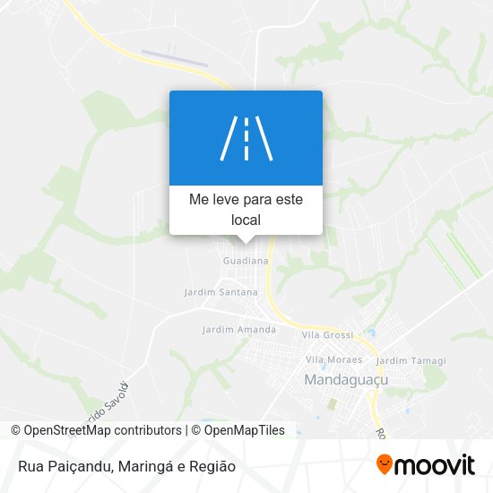 Rua Paiçandu mapa