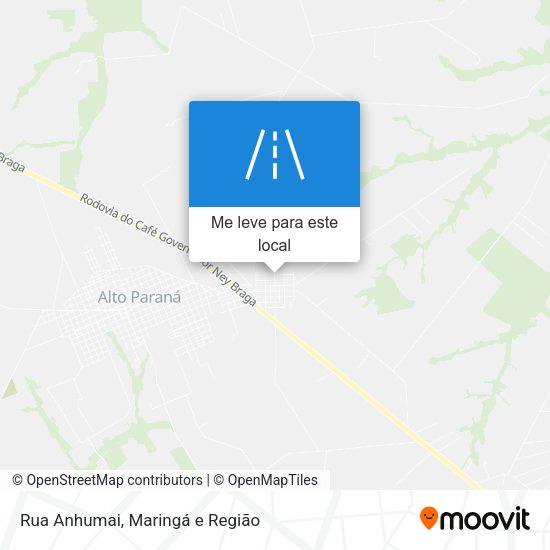 Rua Anhumai mapa