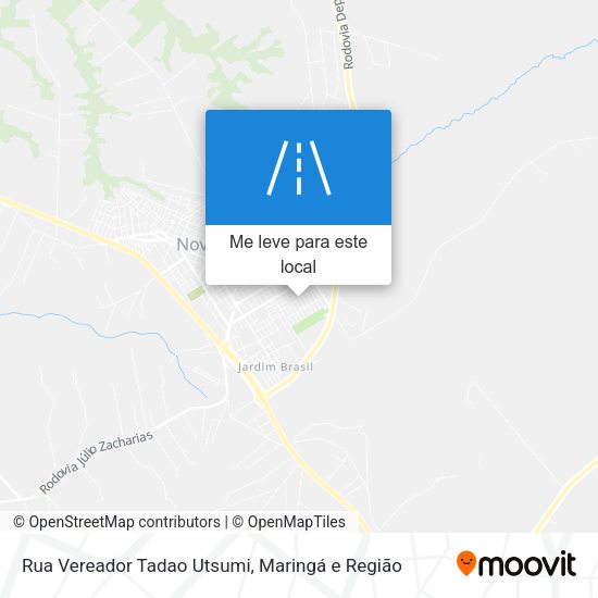 Rua Vereador Tadao Utsumi mapa