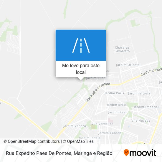 Rua Expedito Paes De Pontes mapa
