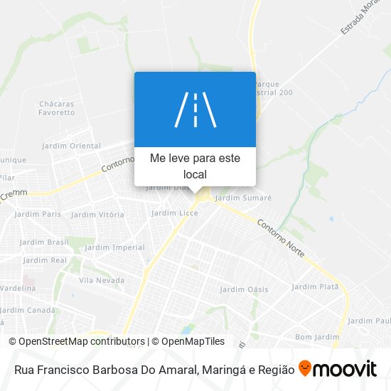 Rua Francisco Barbosa Do Amaral mapa