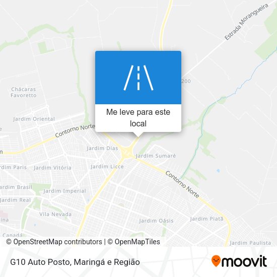 G10 Auto Posto mapa
