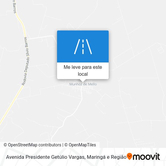 Avenida Presidente Getúlio Vargas mapa