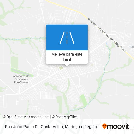 Rua João Paulo Da Costa Velho mapa