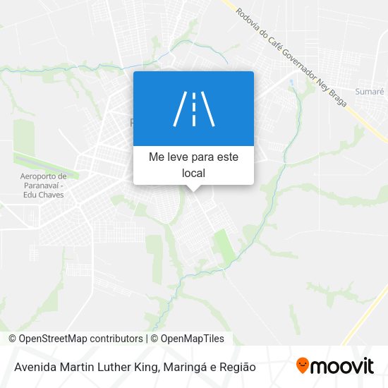 Avenida Martin Luther King mapa