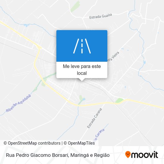 Rua Pedro Giacomo Borsari mapa