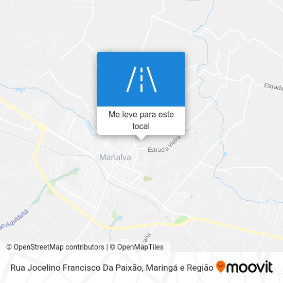 Rua Jocelino Francisco Da Paixão mapa