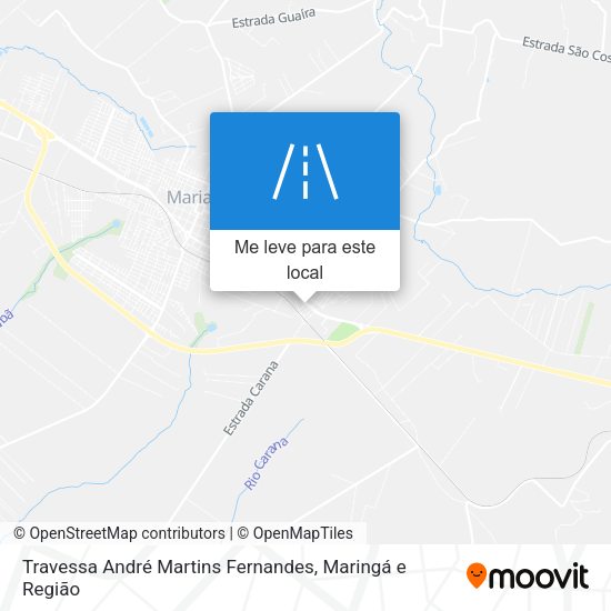 Travessa André Martins Fernandes mapa