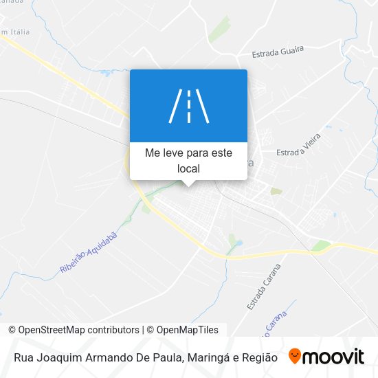 Rua Joaquim Armando De Paula mapa