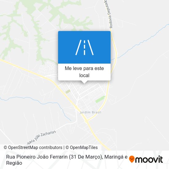 Rua Pioneiro João Ferrarin (31 De Março) mapa