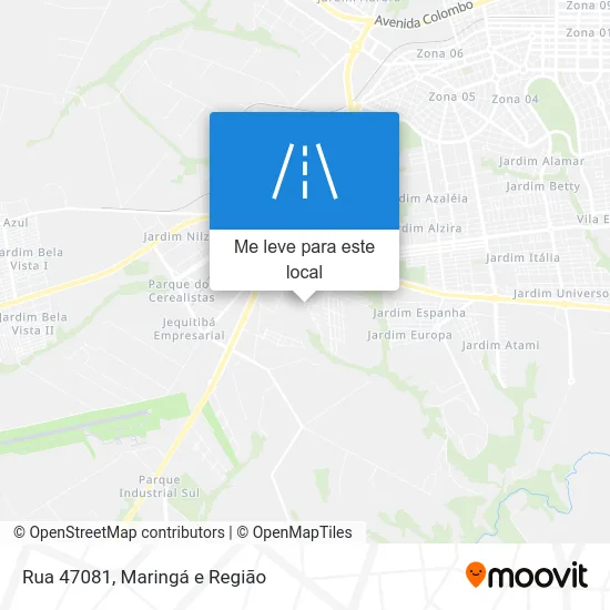 Rua 47081 mapa