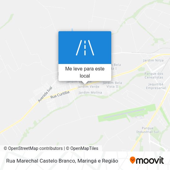 Rua Marechal Castelo Branco mapa