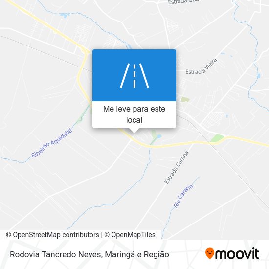 Rodovia Tancredo Neves mapa