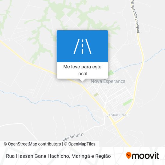 Rua Hassan Gane Hachicho mapa