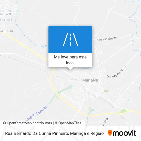 Rua Bernardo Da Cunha Pinheiro mapa