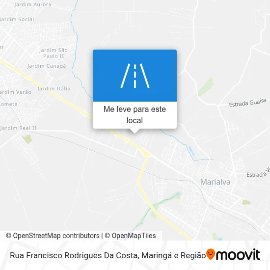 Rua Francisco Rodrigues Da Costa mapa