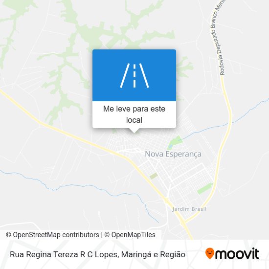 Rua Regina Tereza R C Lopes mapa