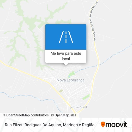 Rua Elizeu Rodigues De Aquino mapa