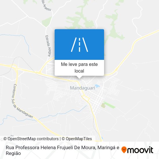 Rua Professora Helena Frujueli De Moura mapa