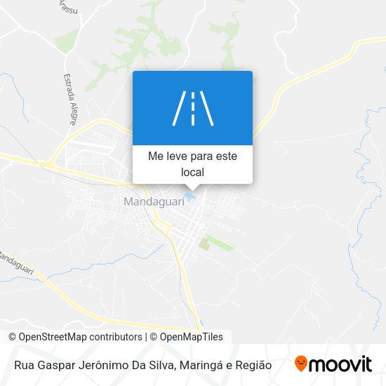 Rua Gaspar Jerônimo Da Silva mapa
