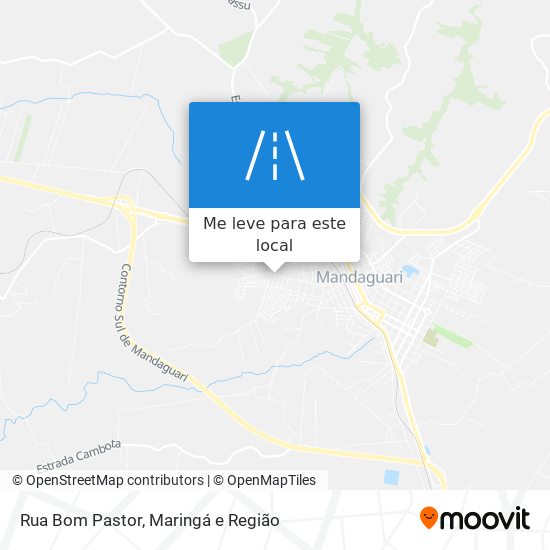 Rua Bom Pastor mapa