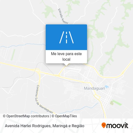 Avenida Harlei Rodrigues mapa