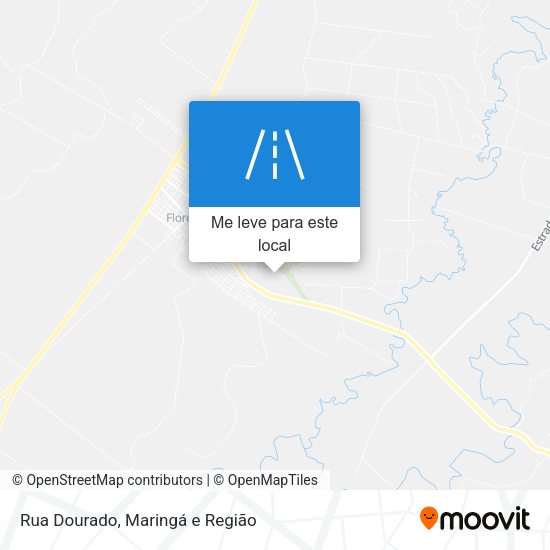 Rua Dourado mapa