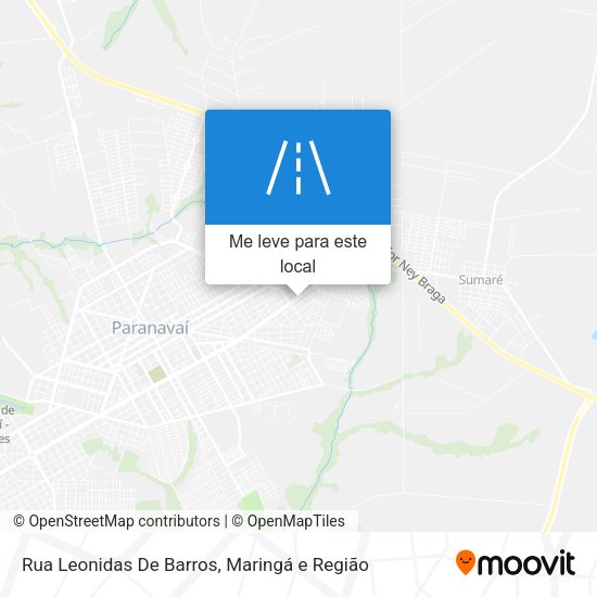 Rua Leonidas De Barros mapa