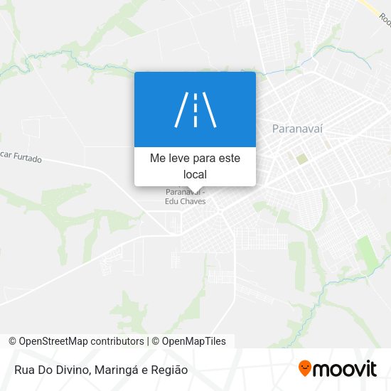 Rua Do Divino mapa