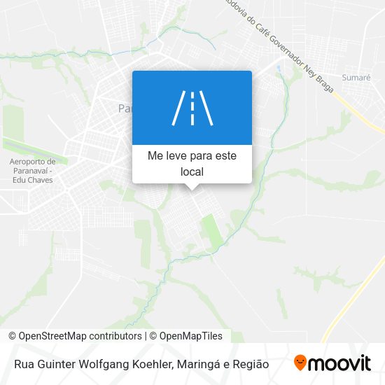 Rua Guinter Wolfgang Koehler mapa