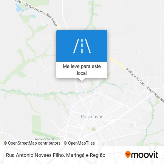 Rua Antonio Novaes Filho mapa