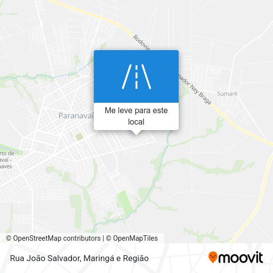 Rua João Salvador mapa