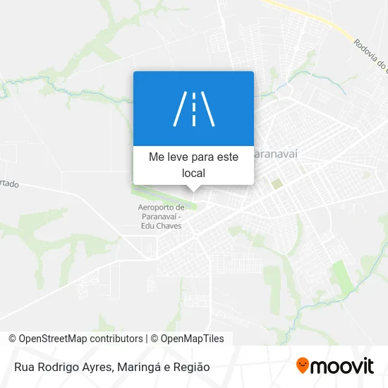 Rua Rodrigo Ayres mapa