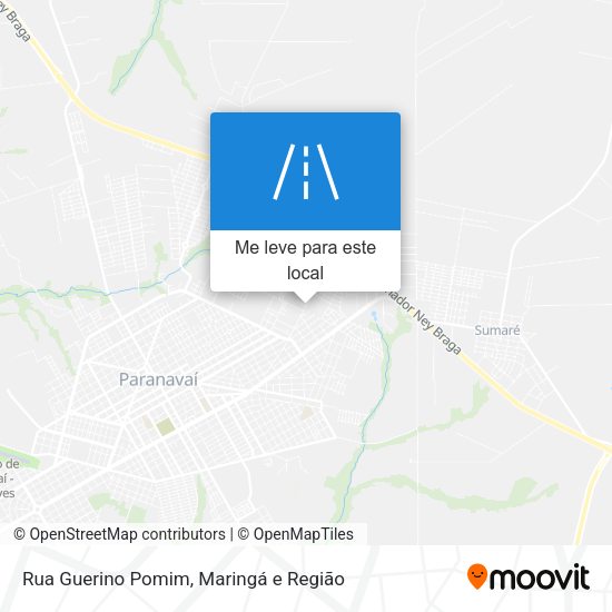Rua Guerino Pomim mapa