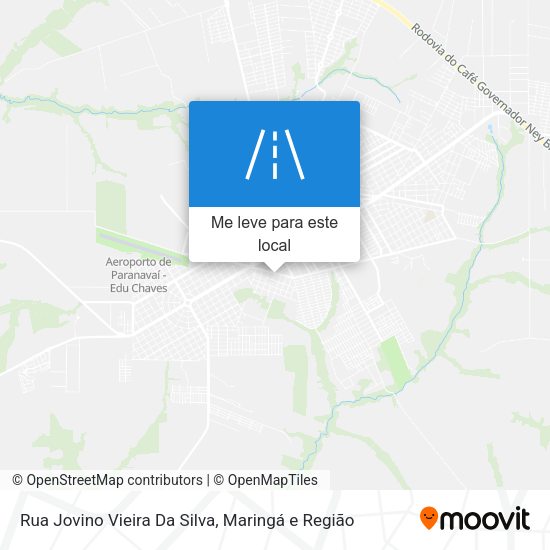 Rua Jovino Vieira Da Silva mapa
