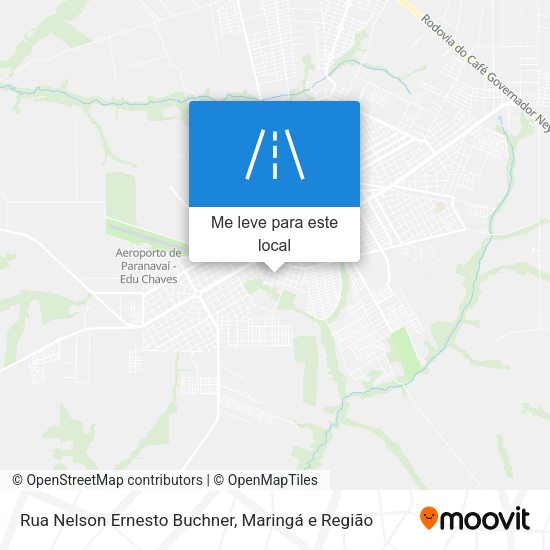Rua Nelson Ernesto Buchner mapa