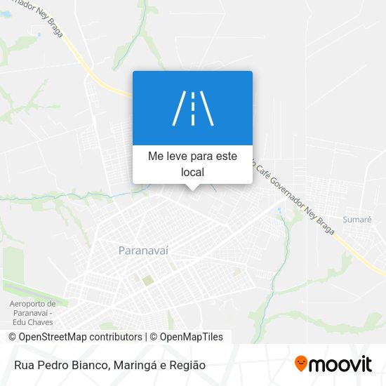 Rua Pedro Bianco mapa