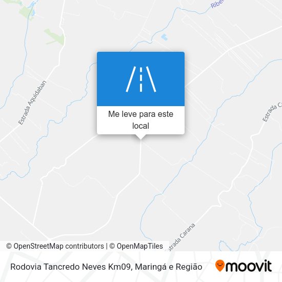Rodovia Tancredo Neves Km09 mapa