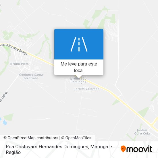 Rua Cristovam Hernandes Domingues mapa