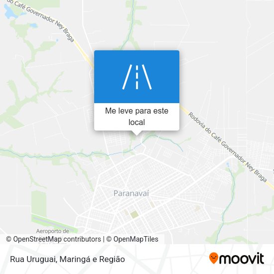 Rua Uruguai mapa