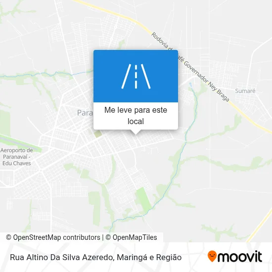 Rua Altino Da Silva Azeredo mapa