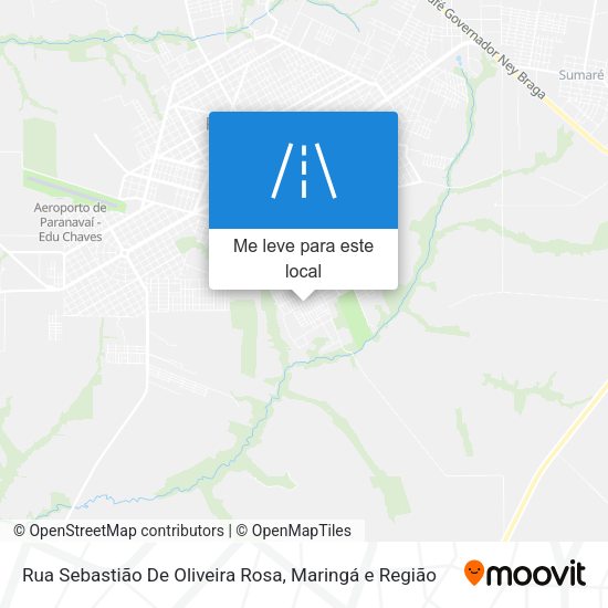 Rua Sebastião De Oliveira Rosa mapa